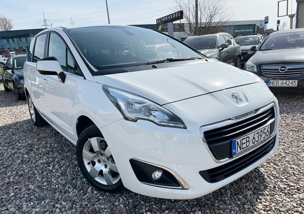 Peugeot 5008 cena 43900 przebieg: 181600, rok produkcji 2015 z Sanok małe 781